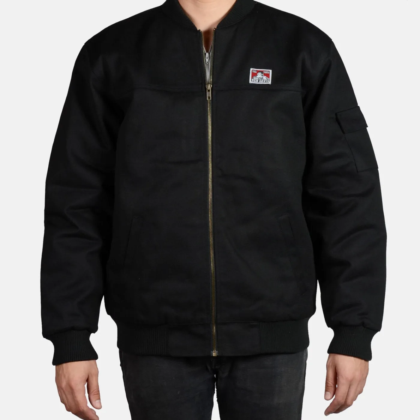 Fashion Ben Davis Bomber Jacket - Black