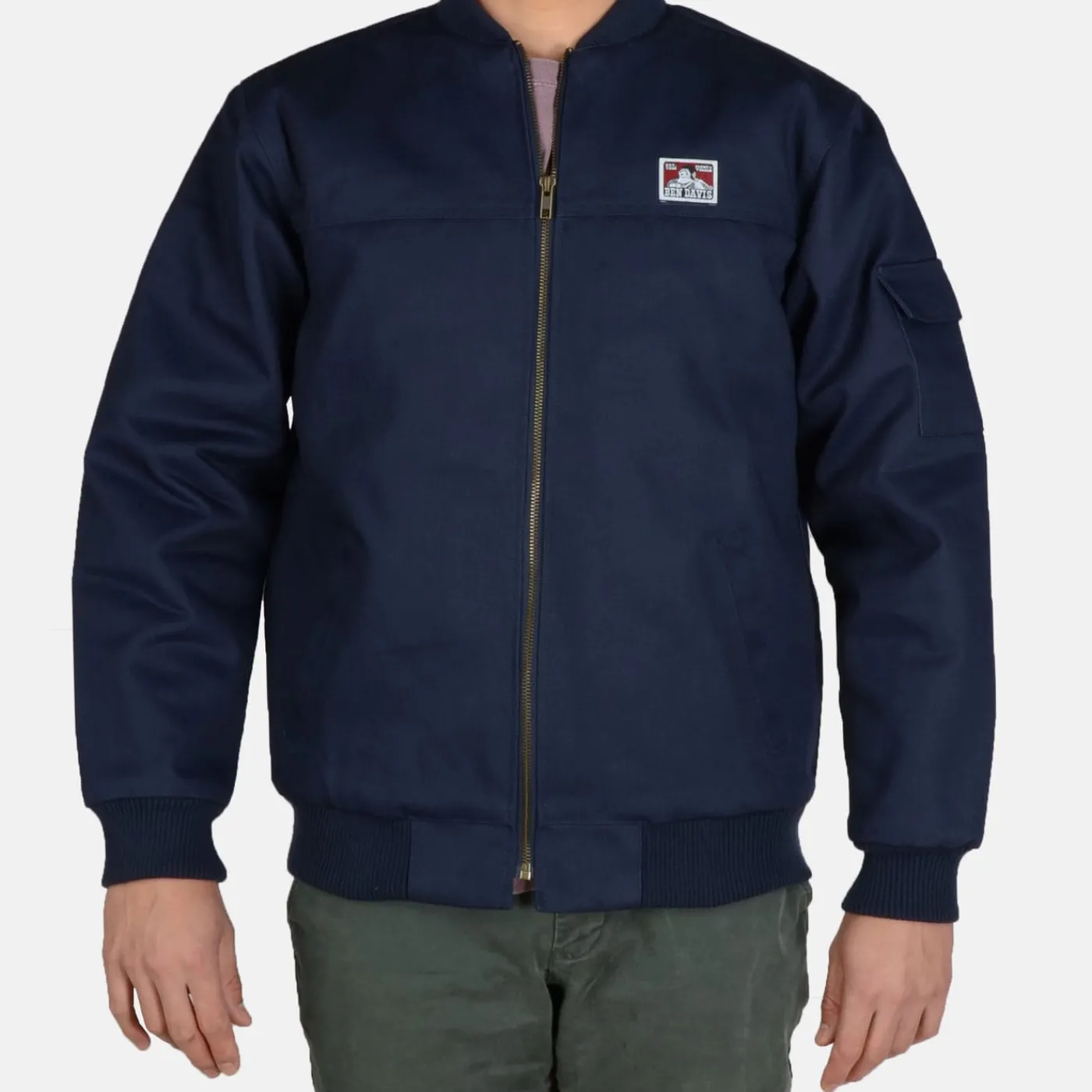 Flash Sale Ben Davis Bomber Jacket - Navy