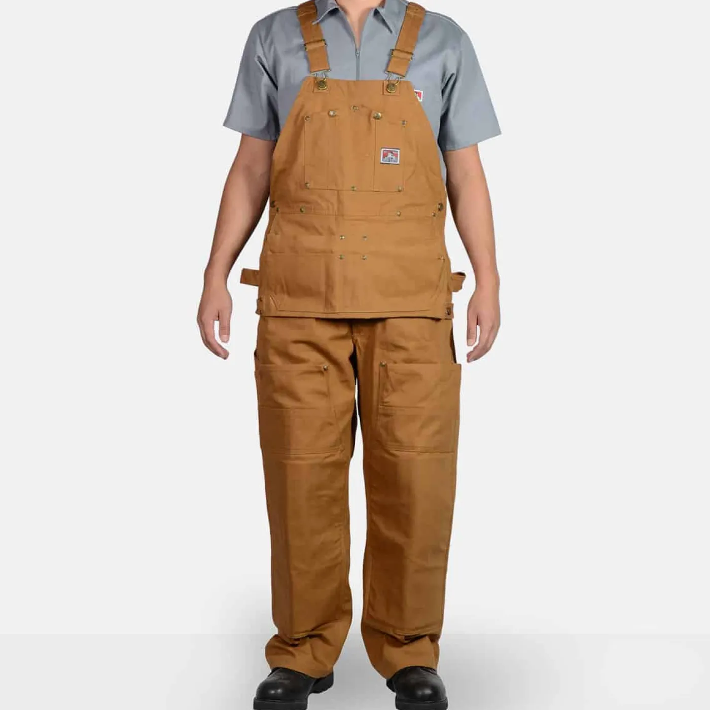 New Ben Davis Carpenter Overalls - Brown