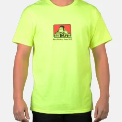 Fashion Ben Davis Classic Logo T-Shirt - Safety Green