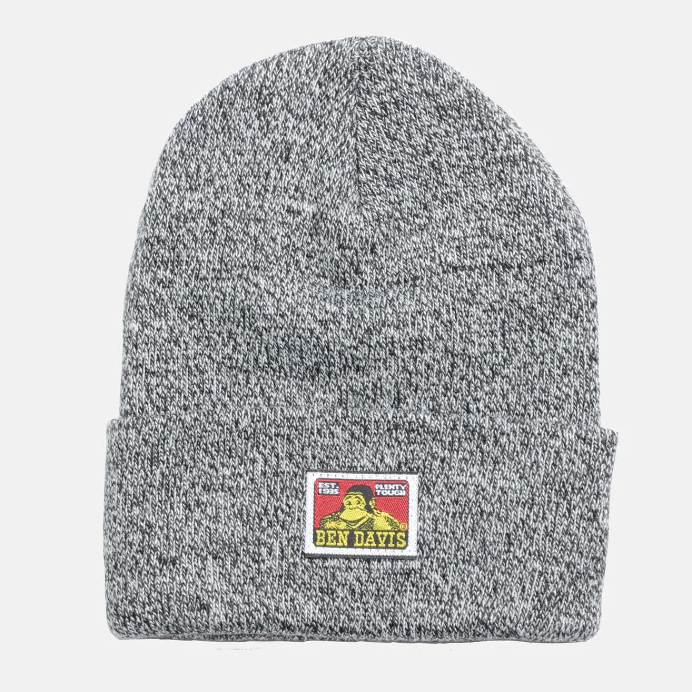 Discount Ben Davis Cuffed Knit Beanie - Marled Black