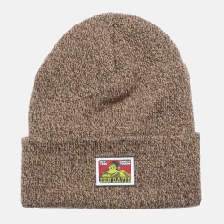 Cheap Ben Davis Cuffed Knit Beanie - Marled Brown