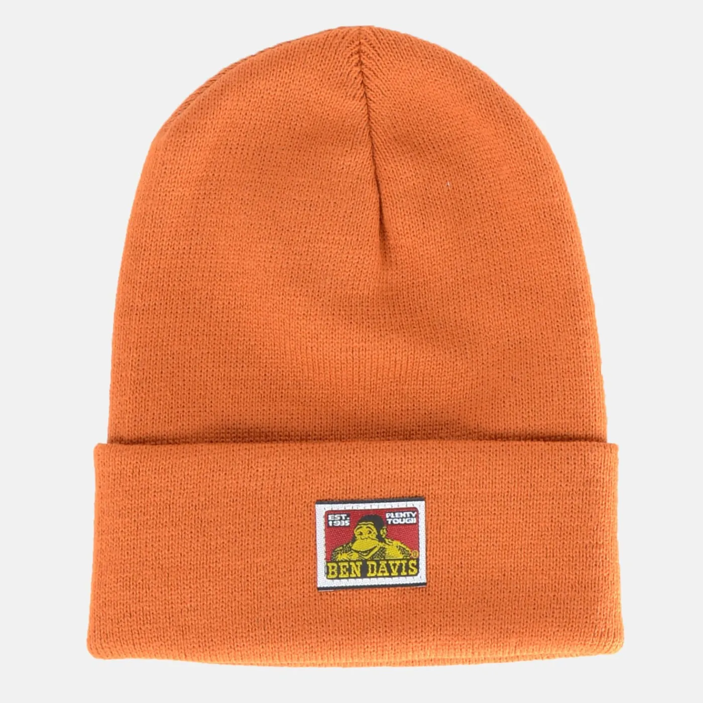 Store Ben Davis Cuffed Knit Beanie - Rust