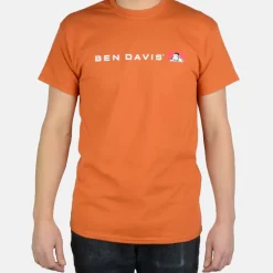 Best Ben Davis Flatline T-Shirt - Rust
