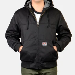 Cheap Ben Davis Full-Zip Hooded Jacket - Black