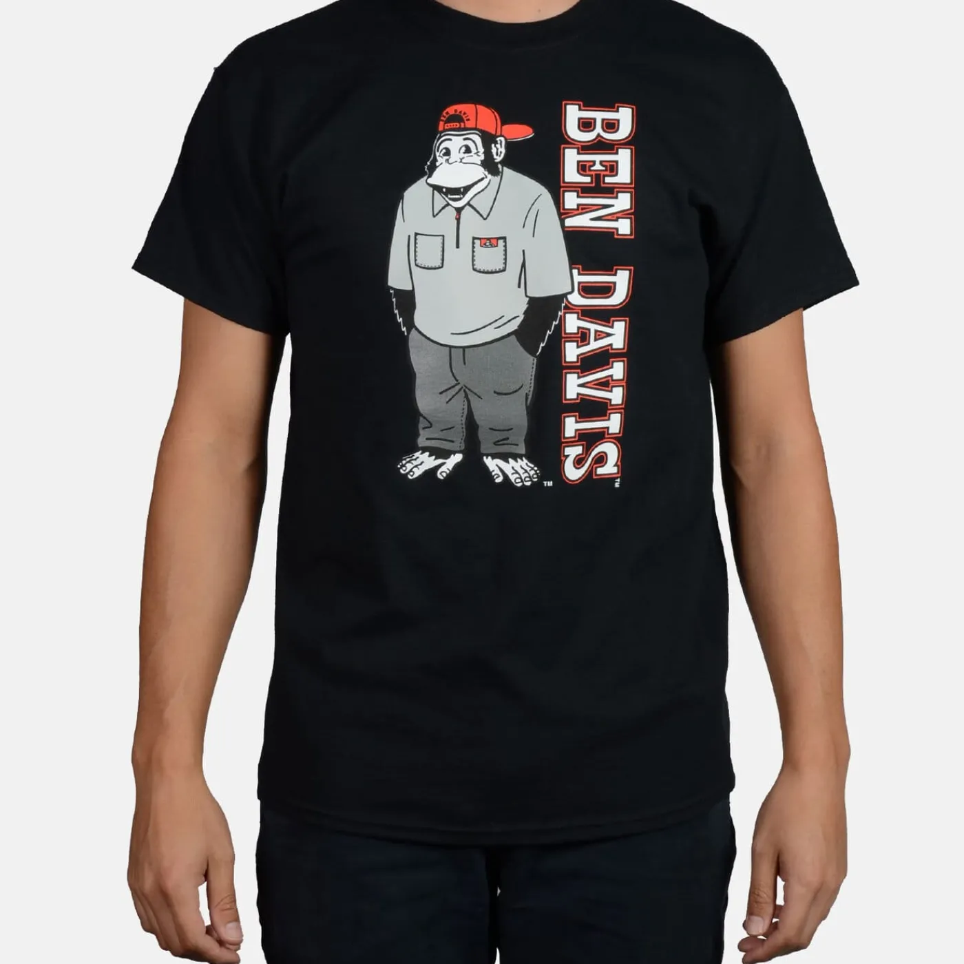 Discount Ben Davis Funky Monkey T-Shirt - Black