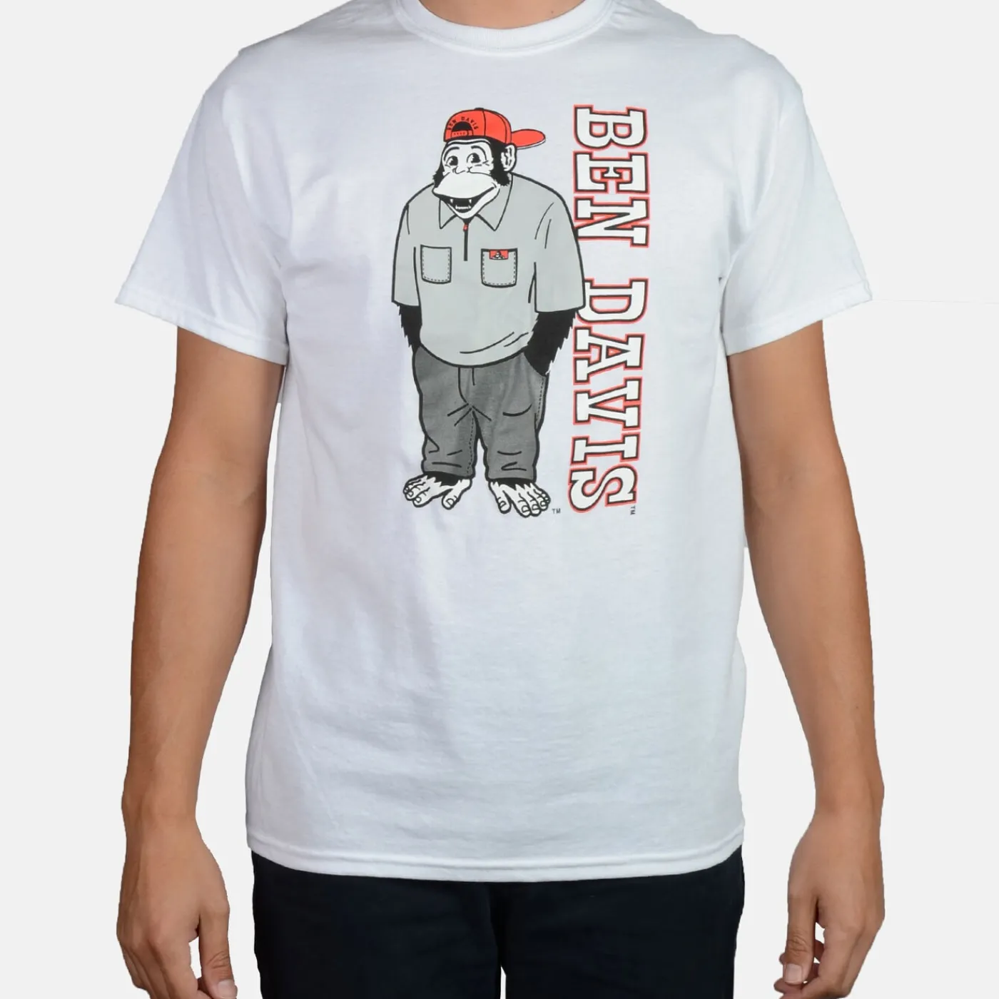 Online Ben Davis Funky Monkey T-Shirt - White