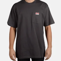 Cheap Ben Davis Heavy Duty Short Sleeve Pocket T-Shirt - Charcoal