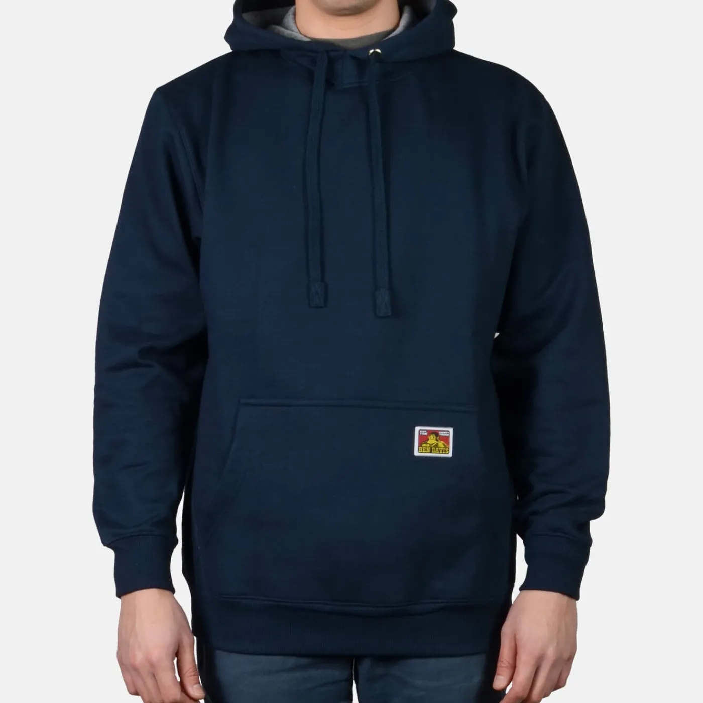 Best Ben Davis Heavyweight Pullover Hoodie - Navy
