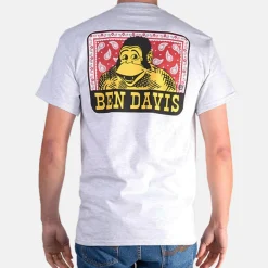Clearance Ben Davis Paisley T-Shirt - Ash Grey