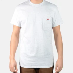 Cheap Ben Davis Pocket T-Shirt - Ash Grey