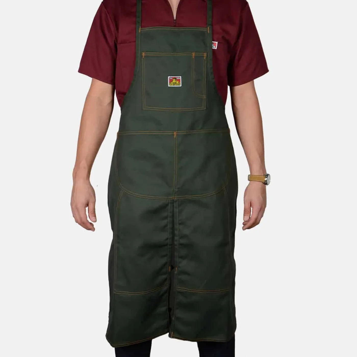 Outlet Ben Davis Teamsters Apron - Olive