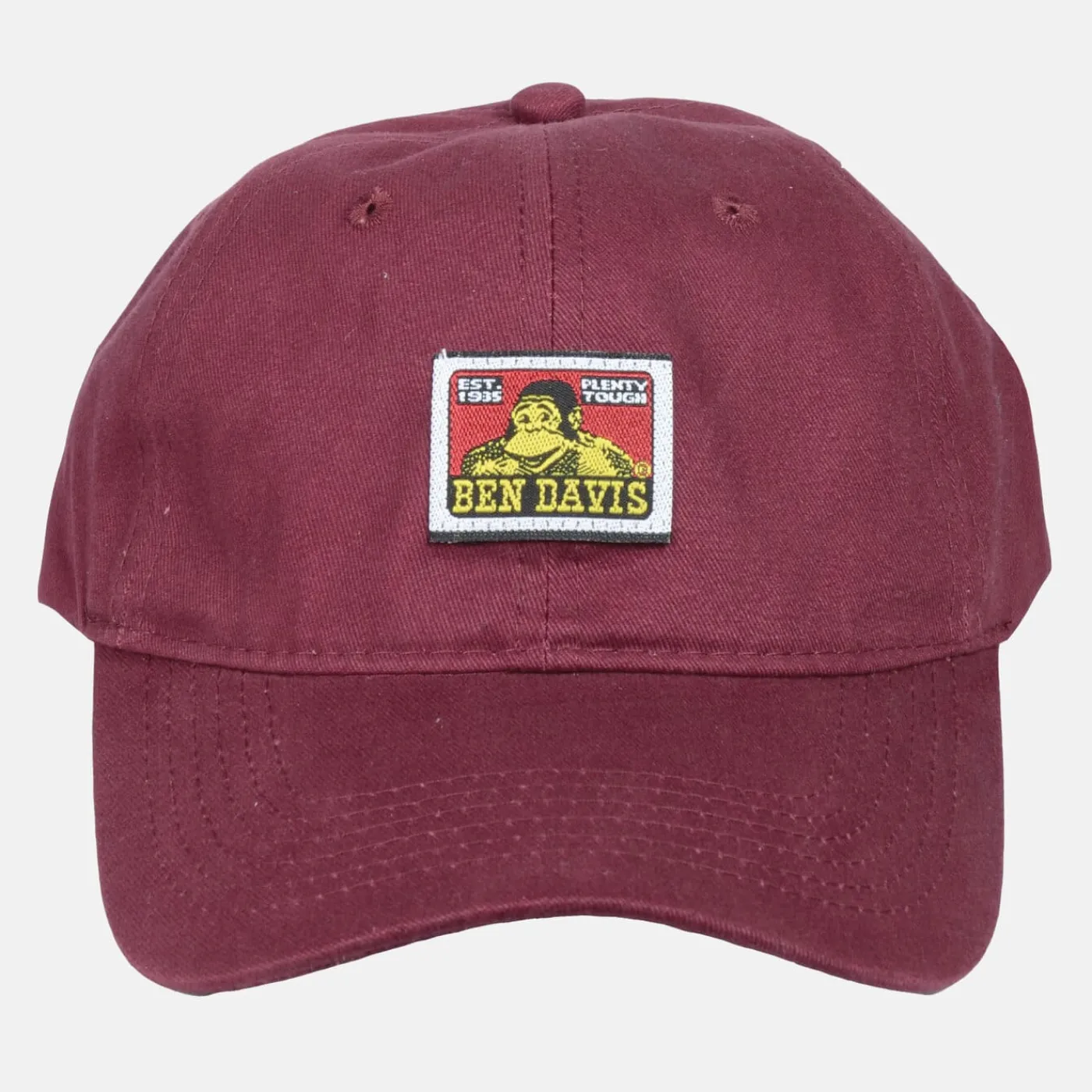 Outlet Ben Davis Unstructured Baseball Cap - Burgundy