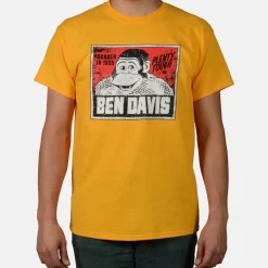 Hot Ben Davis Vintage Logo T-Shirt - Gold