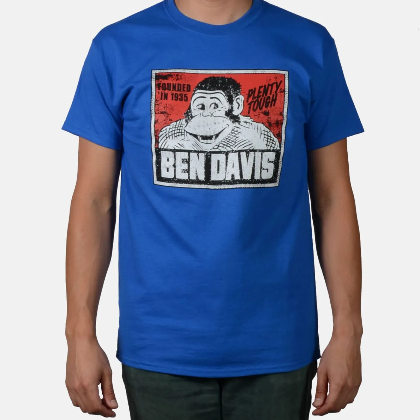 Sale Ben Davis Vintage Logo T-Shirt - Royal Blue