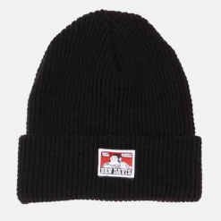 Hot Ben Davis Waffle Knit Beanie - Black