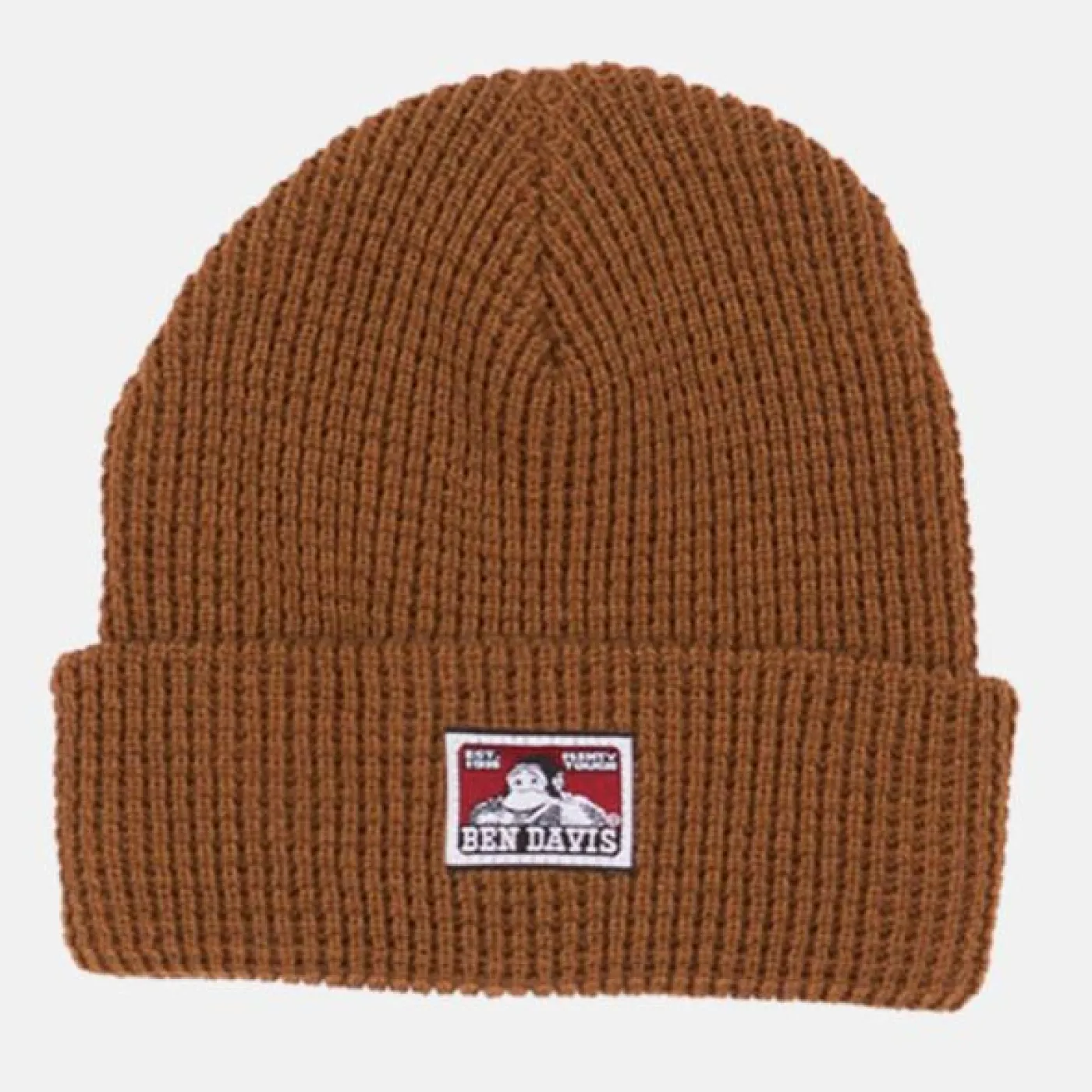 Fashion Ben Davis Waffle Knit Beanie - Coyote Brown
